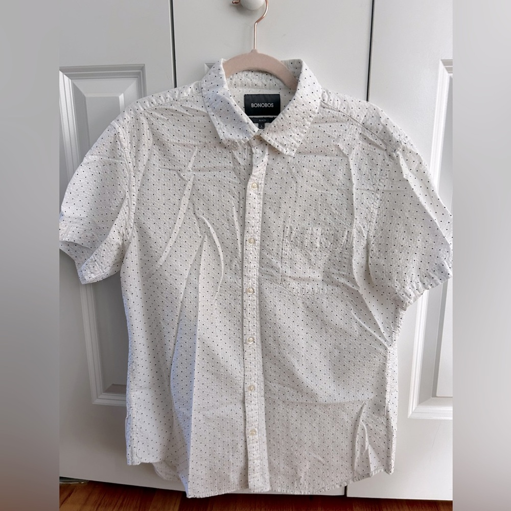 Bonobos Men's Button Down Dress Shirt Size L